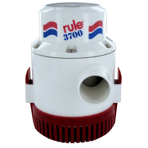 ​rule 3700 non-automatic bilge pump 16a-24v heavy duty 1-1/2&#034; outlet reliable