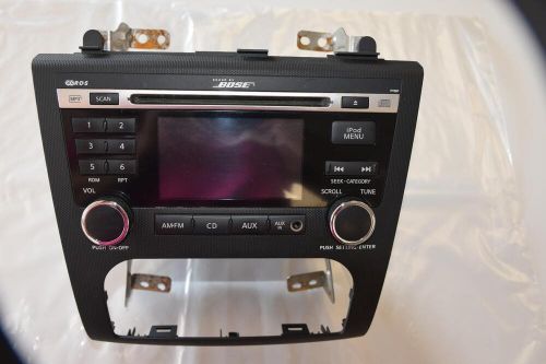 Nissan altima a/v equipment receiver, (am-fm-cd), w/o navigation system; sdn,