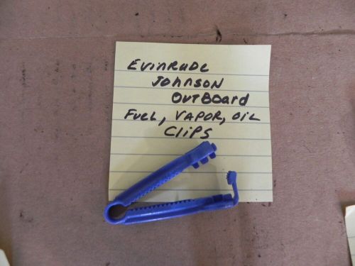 Evinrude johnson outboard fuel vapor oil clip