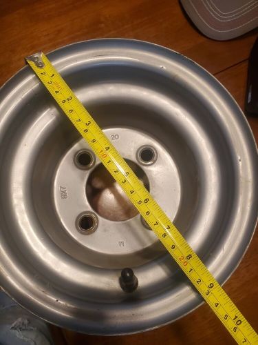 4 lug gray golf cart wheel 8x7 (single)