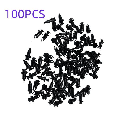 Fit for honda 8mm 100pcs atv retainer clips push pin splash guard body panel new