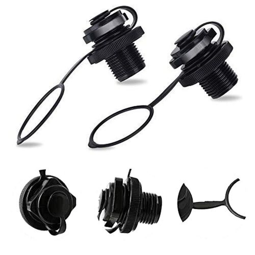 Threaded for inflatable boat air valve cap for rafts and kayaks (2 pieces)