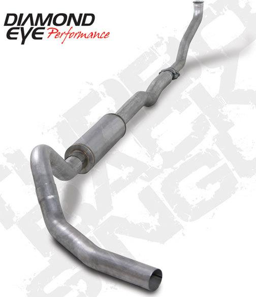 Diamond eye exhaust- 93-01 chevy suburban 4" alum-turbo back single