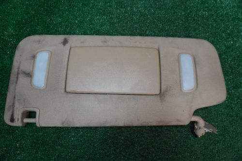 2009 chevrolet traverse driver side sun visor oem 1 peice