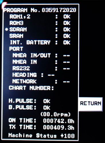 Furuno gd-1700c/nt c-map navnet vx1 7″ chartplotter display *tested/updated*