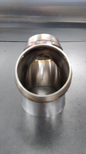 2-1 merge collector 2.5&#034;- 3.5&#034; 304 stainless tig welded custom turbo exhaust