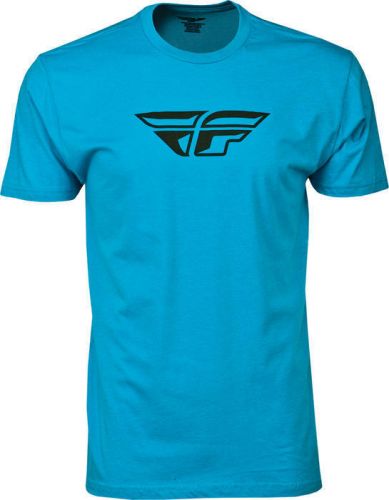 Fly racing f-wing t-shirt turquoise small