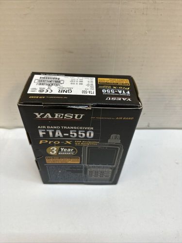 Yaesu fta-550 aa nav/com aviation transceiver