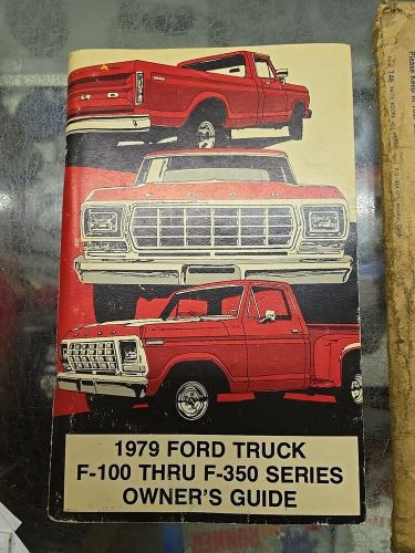 1979 ford truck operator owner manual f-100 f-250 f-350 p m series