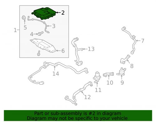 Genuine jaguar heater t4k20774