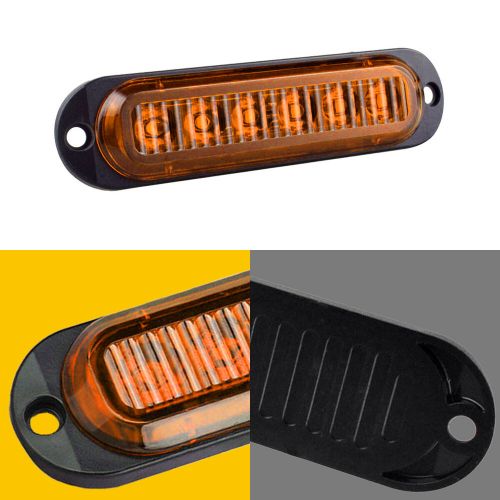 4x light amber led truck lamp clearance trailer side marker light 12v waterproof