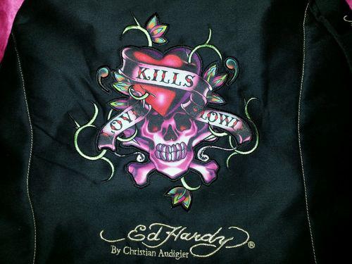 Ed hardy/christian audigier car seat cover. nwob