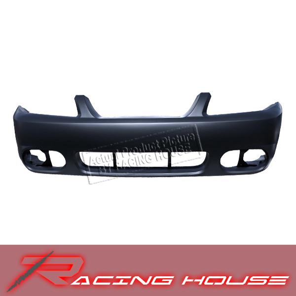 2003-2004 ford mustang cobra unpainted plastic front bumper cover replacement