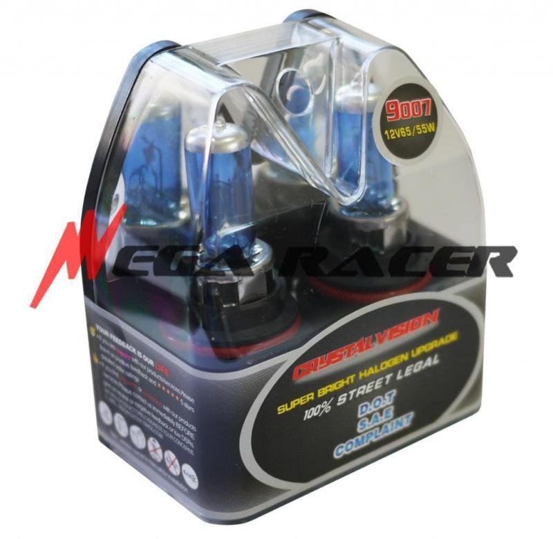 M box 9007-hb5 65/55w white halogen auto head lamp 2pc bulb #wm1 high/low beam