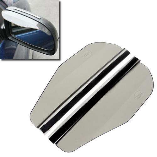 Universal sides mirror shielding rain board 2 pcs light tint fit car suv truck 