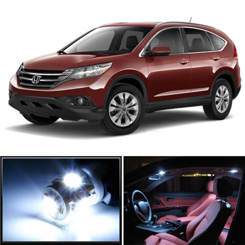 Crv white led lights interior package kit for 2012 and up honda cr-v 2012