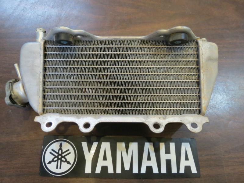 2001 yamaha yz250f straight right side fill radiator 99 00 01 02 03 04 05 