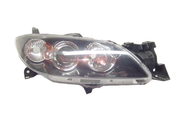 Left driver side replacement headlight hid type 04-06 mazda 3 4dr - bnyr51041