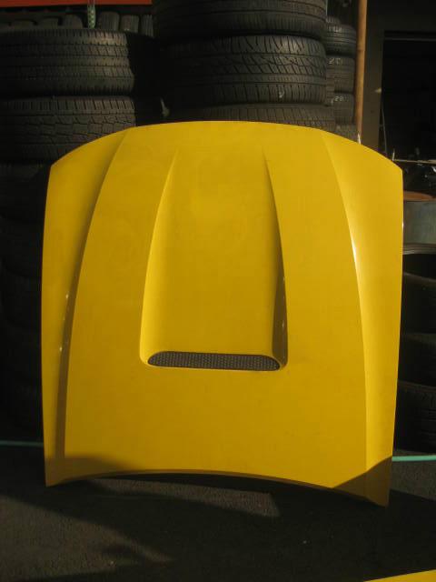 1999 mustang gt hood canary yellow  nice