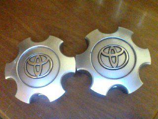 2 toyota sequoia suv trundra truck center caps hub wheel cover set2 silver 03-08