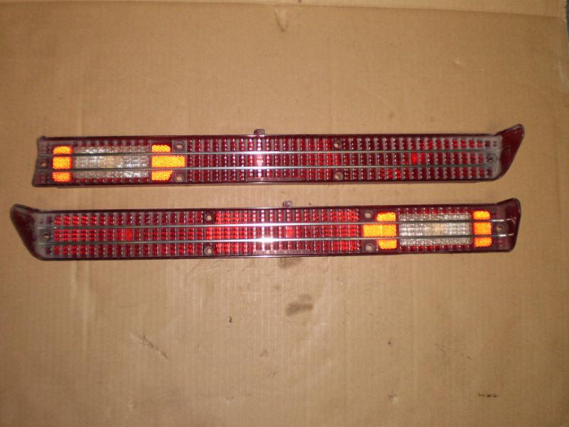 Pair tail light lens 68-69 buick gs 400 gs 350 skylark special