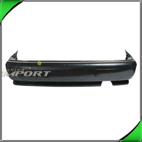 For 92-94 hyundai sonata rear bumper cover raw matte black plastic non-primed