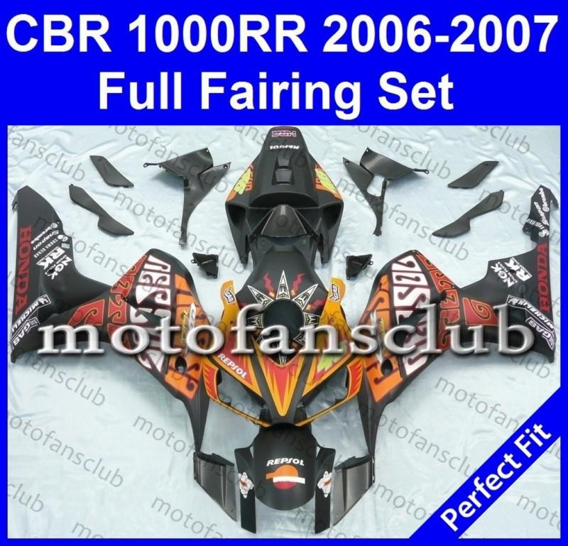 Fit honda cbr1000rr 06 07 cbr 1000 rr 2006 2007 fairing bodywork # 15 b