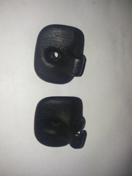 1996-2006 chrysler sebring convertible visor clips set (2) 