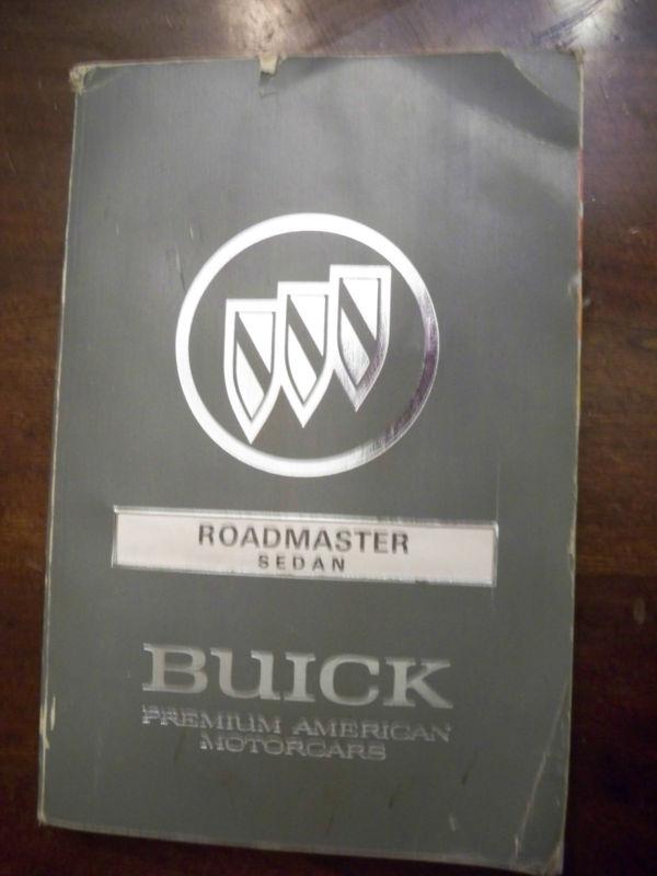 1992 buick roadmaster owner's manual 