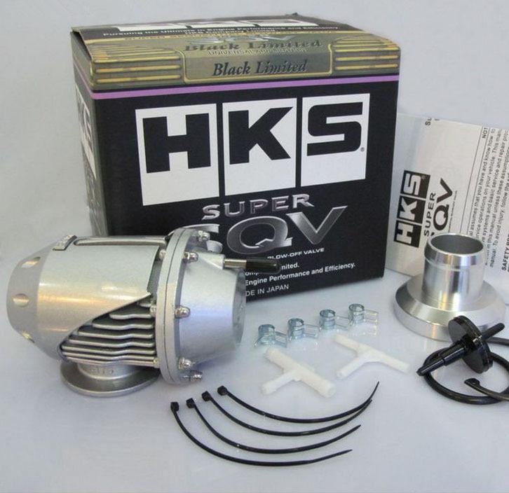 Hks universal silver sqv ssqv bov turbo blow off valve bov with adapter flange