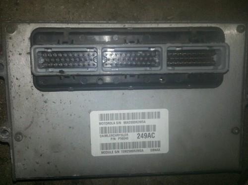 2001 dodge durango engine computer ecm pcm 56040249ac 56040 249ac oem