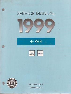 1999 chevy express\gmc savana factory issue repair manual set