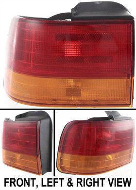 Red and amber lens new tail lamp left hand lh driver side car parts 33551sm4a03