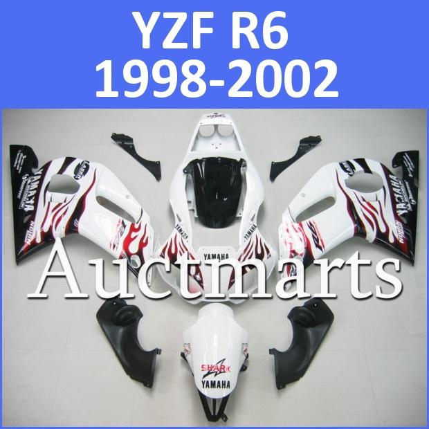 Fit yamaha yzfr6 98 99 00 01 02 yzf r6 1998 1999 2000 2001 2002 fairing h23 d13