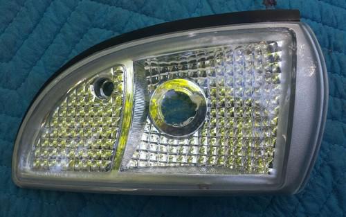 91-96 chevy caprice 94-96  impala chrome clear right corner signal lights lamps