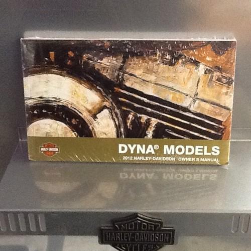 2012 harley davidson dyna owners manual ~brand new in the factory plastic~