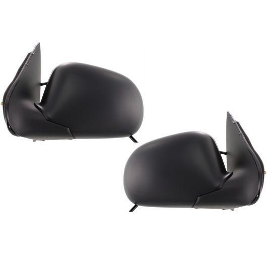 93-05 ford ranger gloss black power side view door mirrors pair set of 2 new