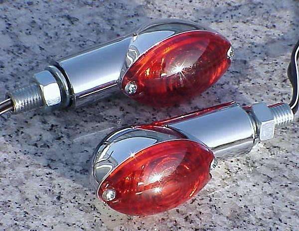 Harley davidson sportster dyna softail chrome rear signals