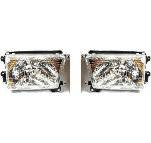 99-02 toyota 4runner headlights headlamps pair set new