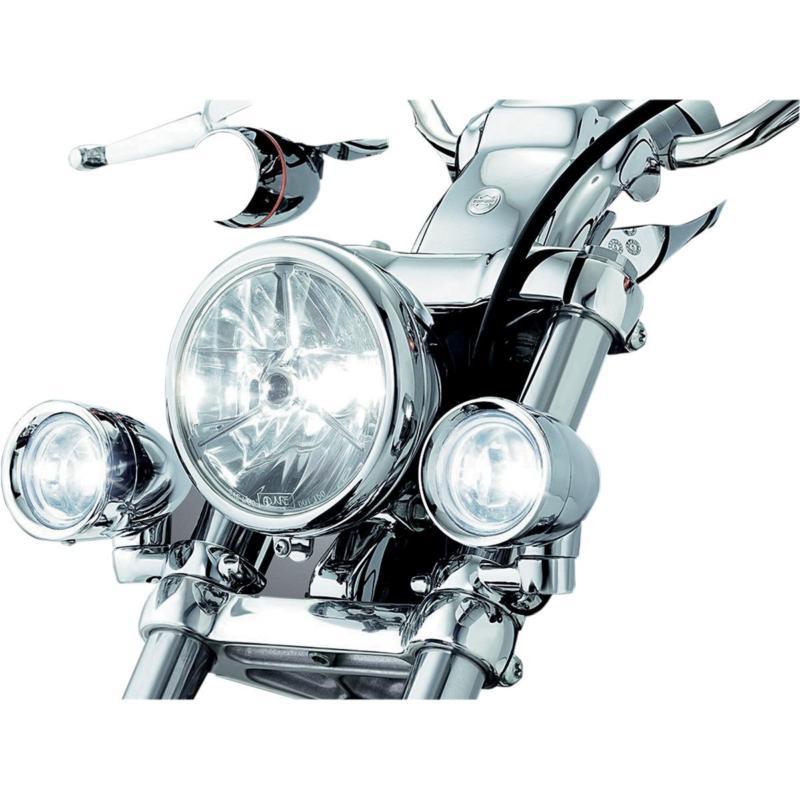 Kuryakyn fork mounted driving light - side - 39mm & 41mm  5013