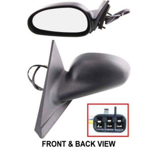 New drivers power side view mirror glass and housing assembly 99-04 ford mustang