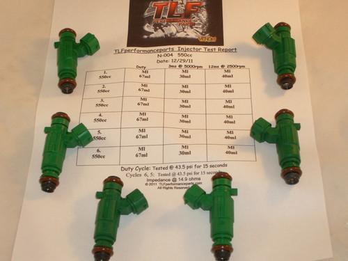 Nissan 2003-2010 350z & 370z  set of 6  550cc fuel injectors