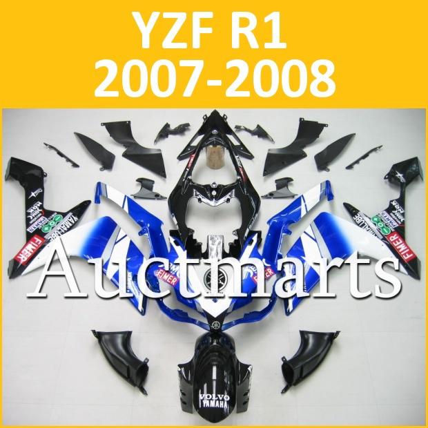 Fit yamaha yzf r1 07 08 yzfr1 2007 2008 1000 fairing kit bodywork g20 b02