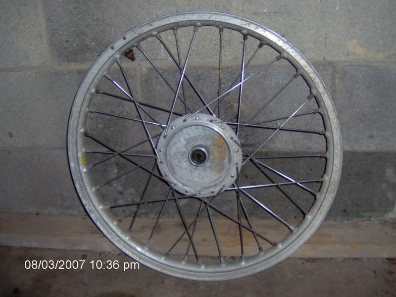 Early 1970's bultaco alpina front wheel.