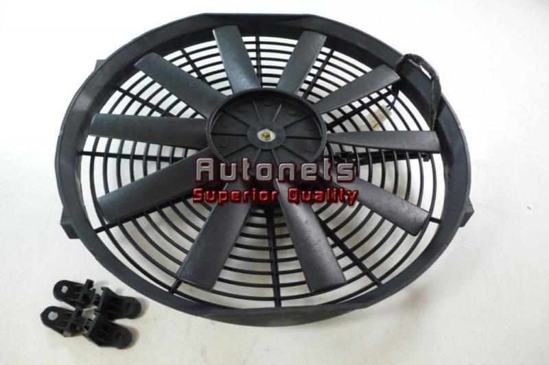 14" radiator cooling fan straight blade street hot rat rod universal fit