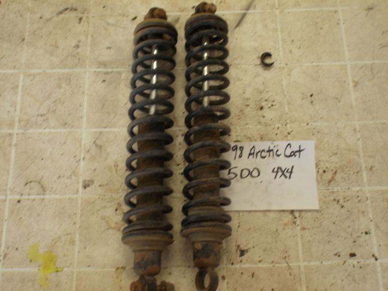 98 1998arctic cat 500 automatic 4x4 rear shocks rear suspension