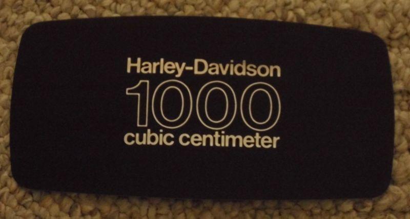 Harley davidson sportster black 1000 cubic centimeter ham can air cleaner insert