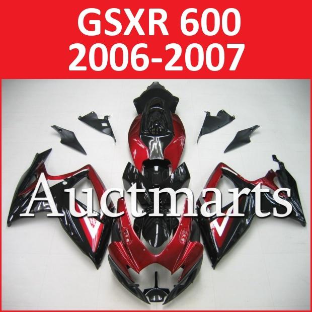 Fit suzuki gsxr 750 gsxr 600 06 07 gsx-r 2006 2007 fairing bodywork k6 g59 a11