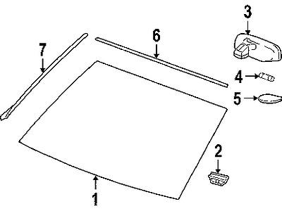 Gmc 10395528 genuine oem factory original side molding