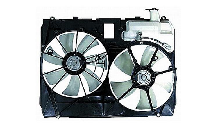 Depo ac condenser radiator cooling fan assy 2004-2005 toyota sienna 163610a150